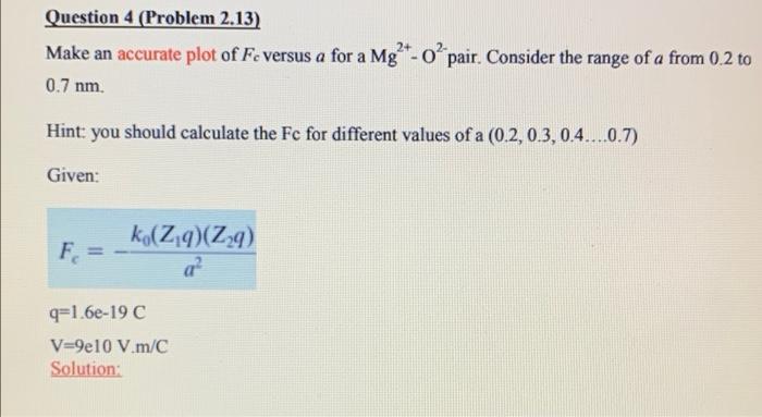 Solved question 4 problem 2 13 make an accurate plot of chegg