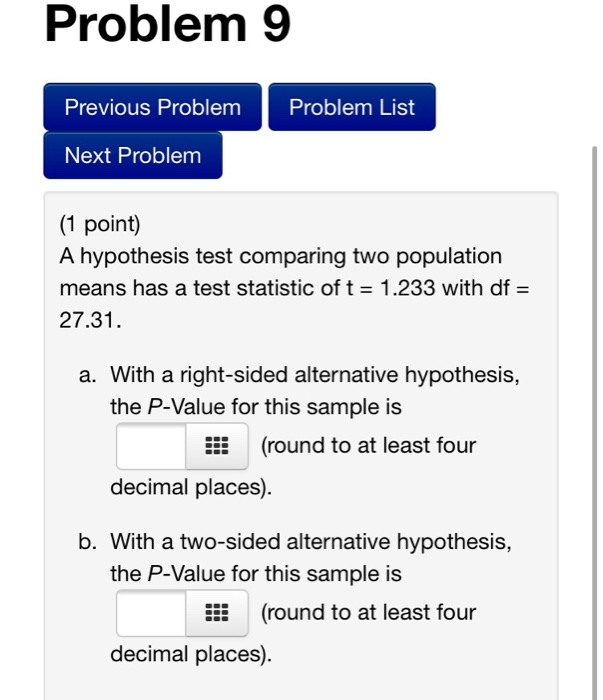 Solved Problem 9 Previous Problem Problem List Next Problem | Chegg.com