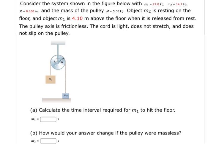 Solved Consider the system shown in the figure below with m: | Chegg.com