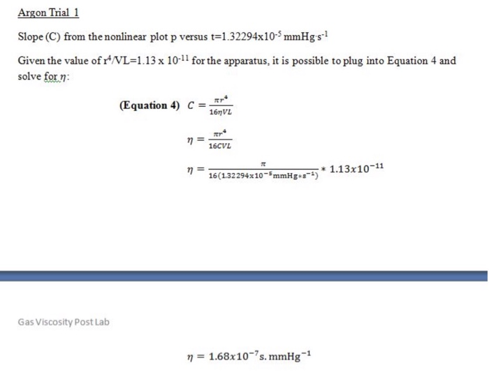 How do I convert my η value to the unit of μP? please | Chegg.com