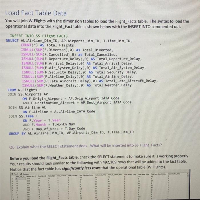 Explain what the SELECT statement does. What will be | Chegg.com