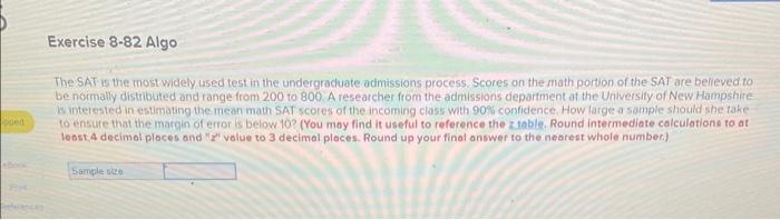Solved The SAT is the most widely used test in the | Chegg.com