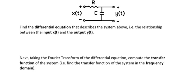 Solved O X T C Y T O Find The Differential Equation Chegg Com