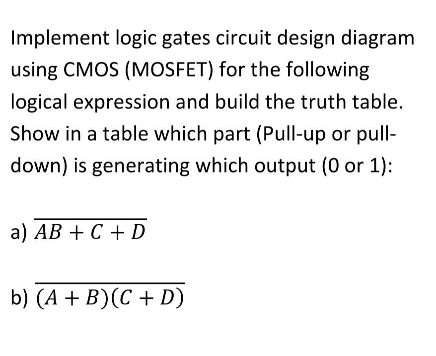 SOLVED: We have to design a boolean schematic for a garage door. Example  schematic:  For  each of the following outputs, design a boolean expression for the  schematic. â€¢ MOTOR UP (MUP)