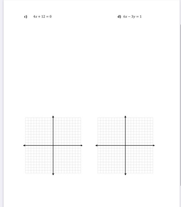 Solved GRAPH LINEAR EQUATIONS USING SLOPE AND YINTERCEPT