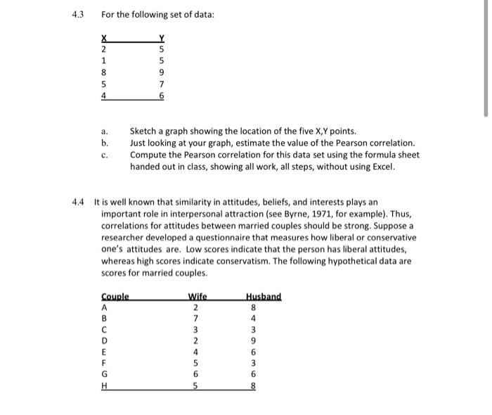 solved-4-3-for-the-following-set-of-data-a-sketch-a-graph-chegg