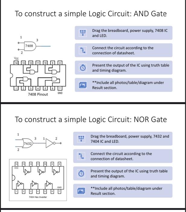 Solved 1. Construct the logic circuit according to the logic Circuit Diagram