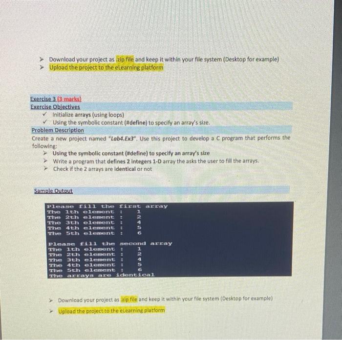 Solved Exercise 1-3 marks) Exercise Objectives To understand | Chegg.com