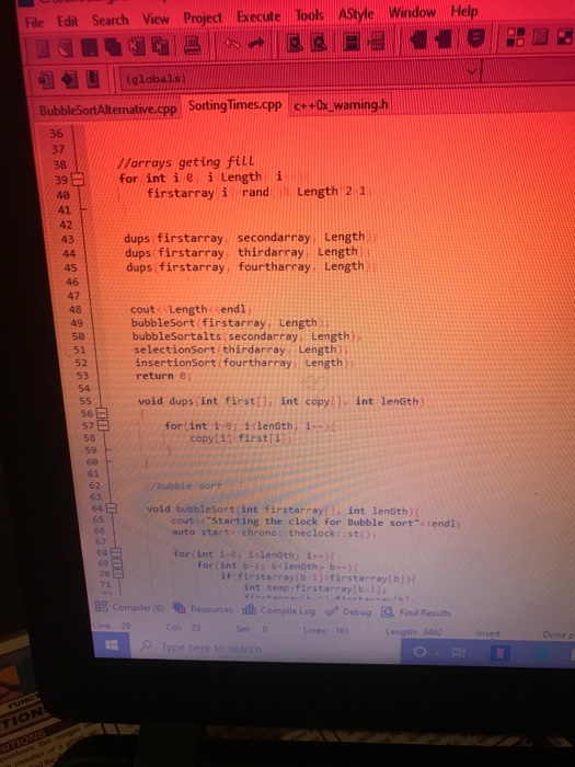 Solved I'm getting an error message with the code and I | Chegg.com
