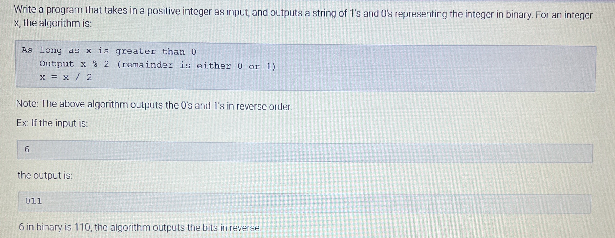 Solved Write a program that takes in a positive integer as | Chegg.com
