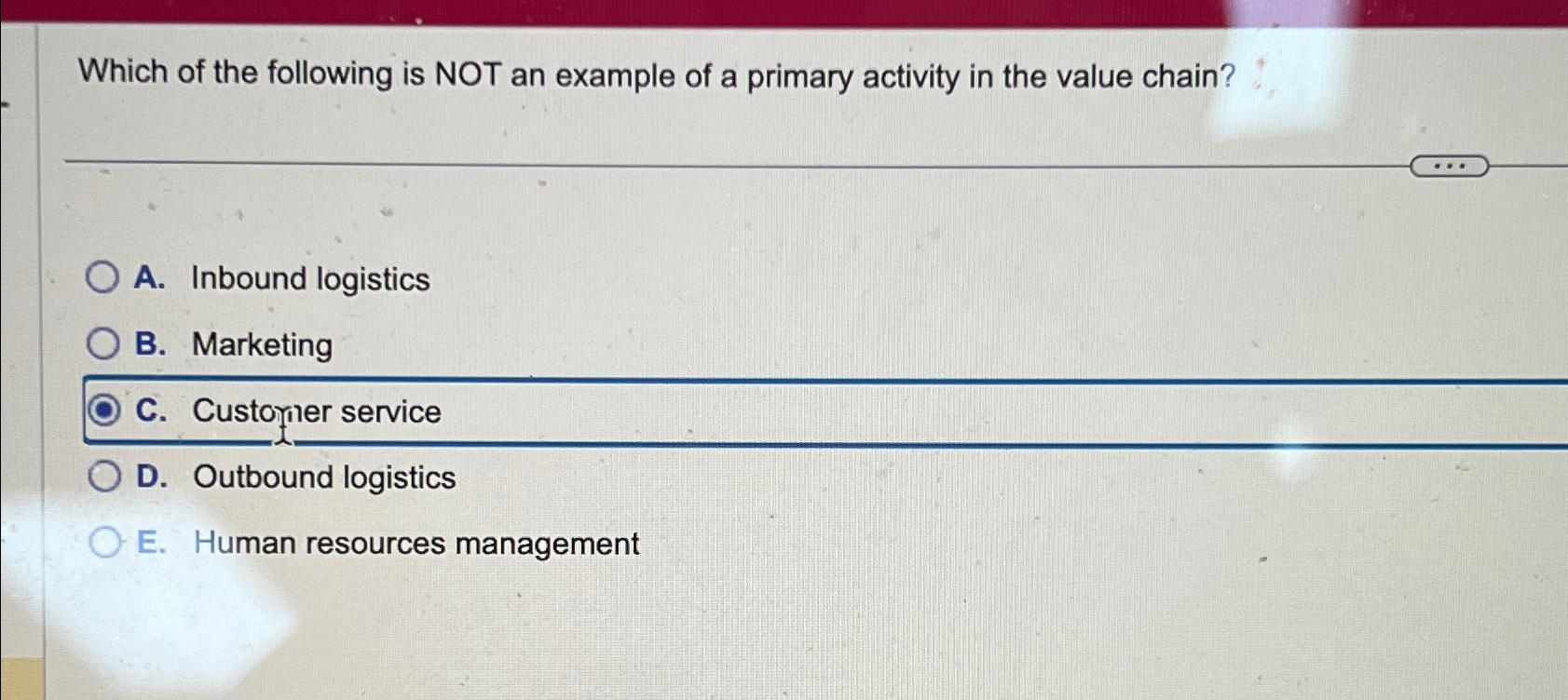 Solved Which of the following is NOT an example of a primary | Chegg.com