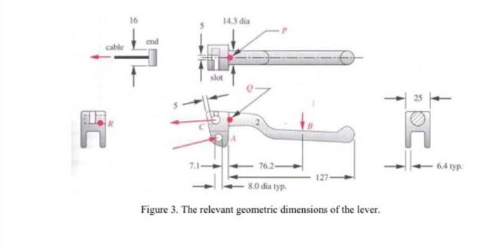 Solved 1. DEFINITION A typical bicycle brake lever assembly | Chegg.com