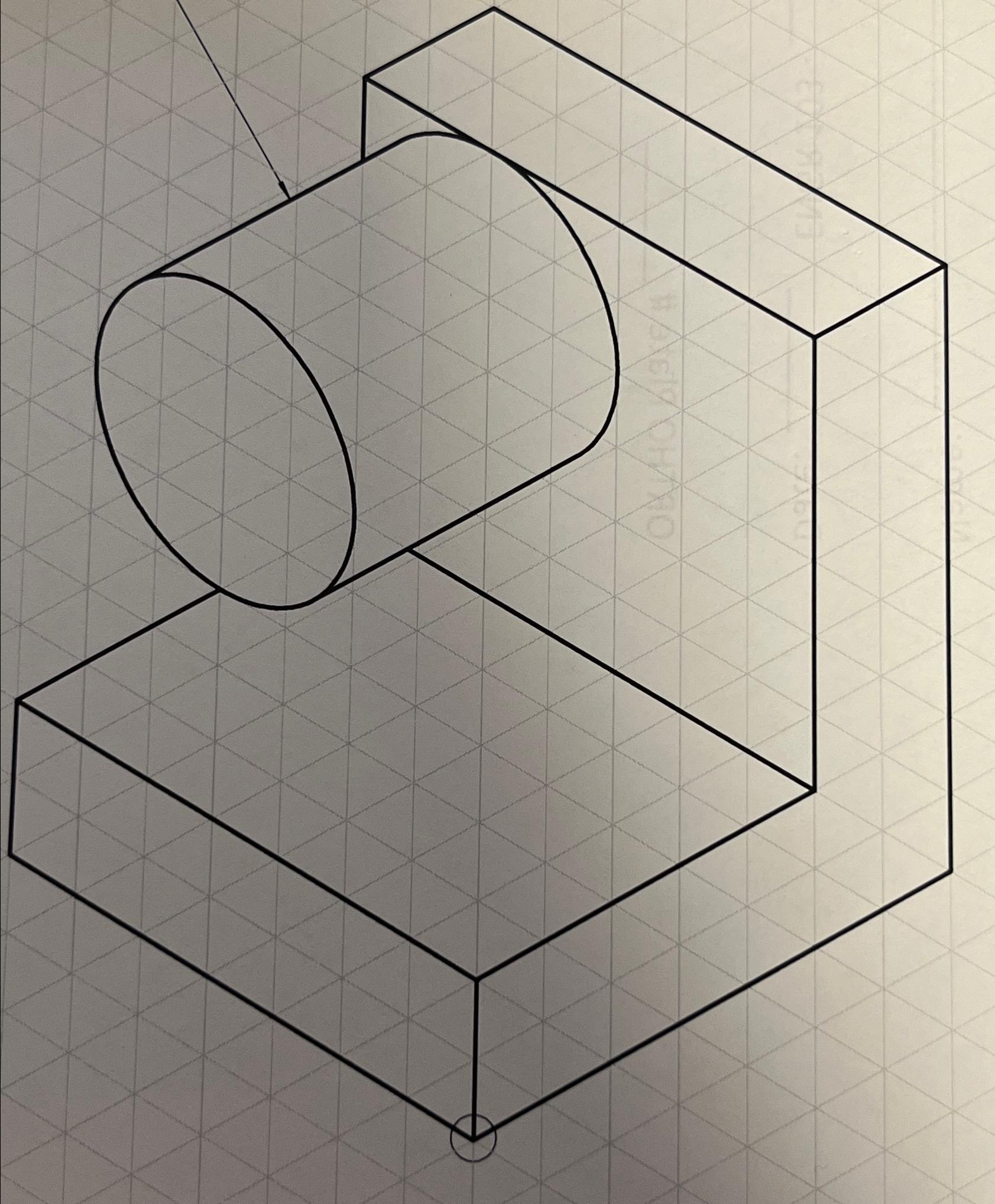Solved Draw me the orthographic version of the top, rightt, | Chegg.com