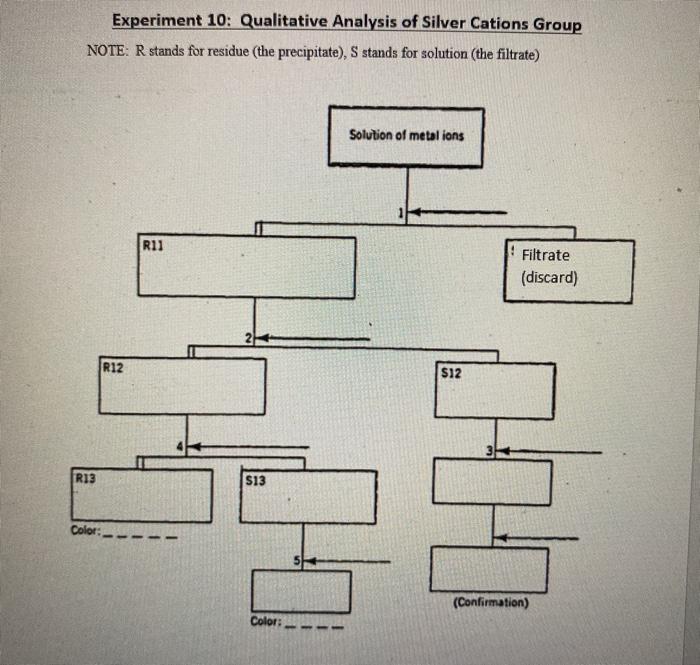Solved Experiment 10: Qualitative Analysis of Silver Cations | Chegg.com