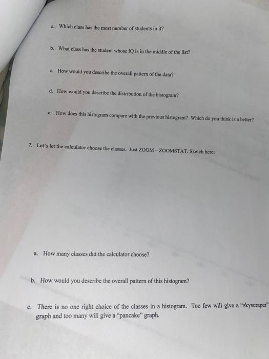 STAT 1350: Elementary Statistics Lab Activity Name(s) | Chegg.com