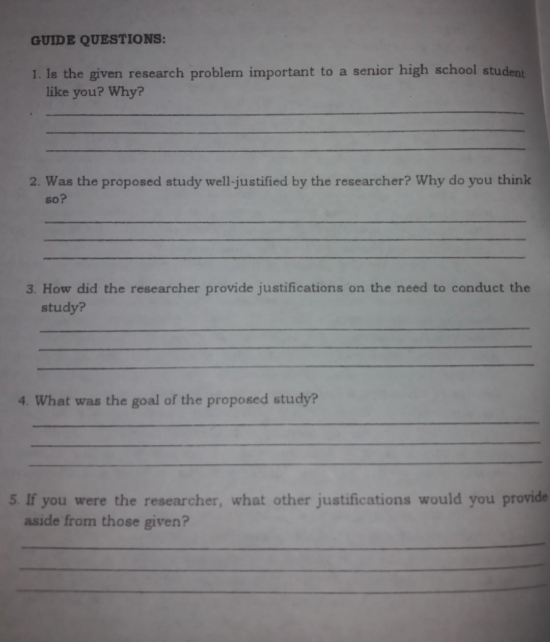 Read and analyze the given rationale of the study.  Chegg.com