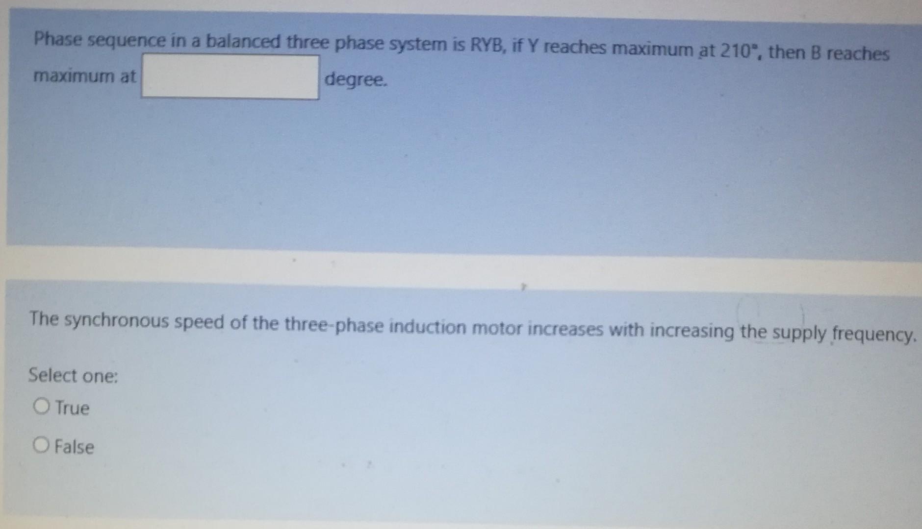 Solved Phase sequence in a balanced three phase system is | Chegg.com