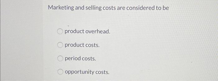 Solved Which one of the following is not a direct material? | Chegg.com