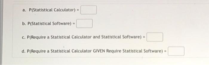 Solved 58% of all statistics classes require a statistical | Chegg.com