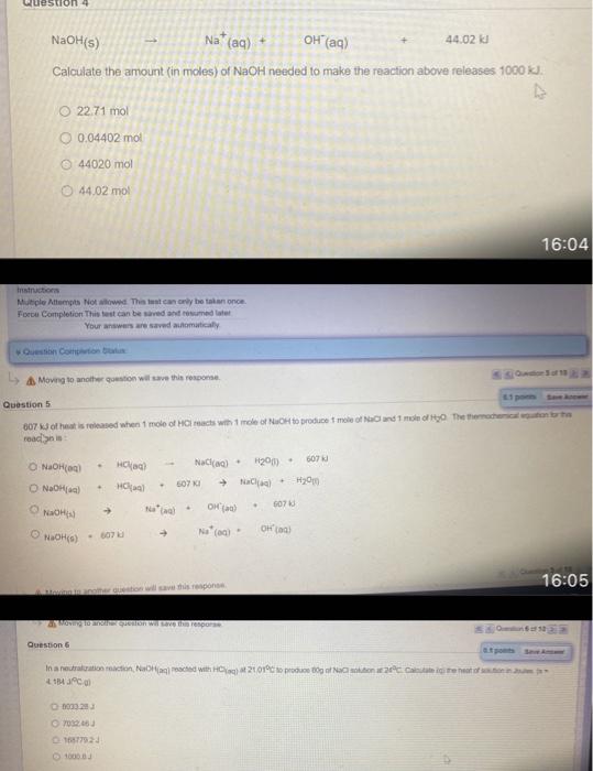 Solved The Following Is An Endothermic Reaction; | Chegg.com