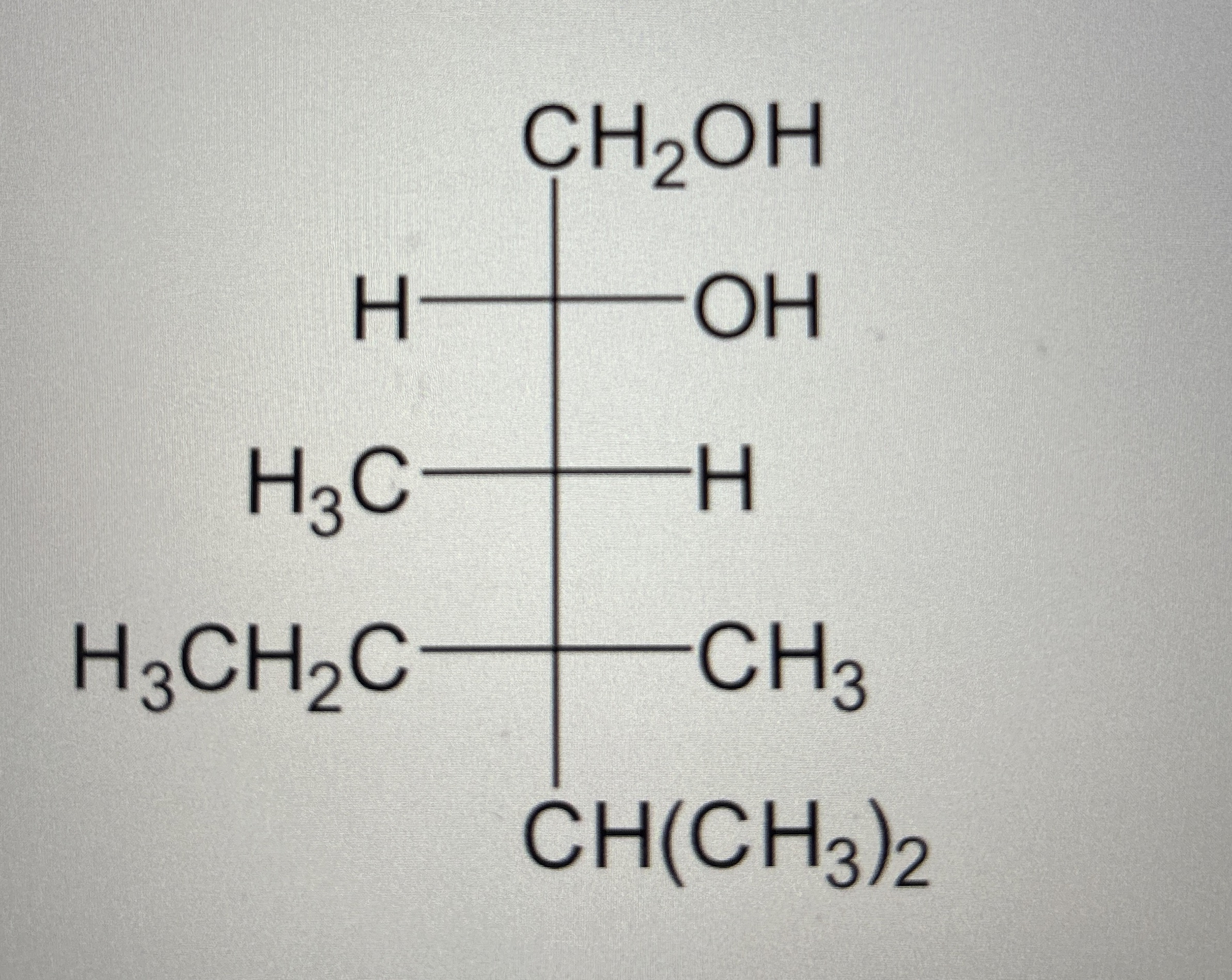 Solved How to Draw this fischer projection as a wedgedash