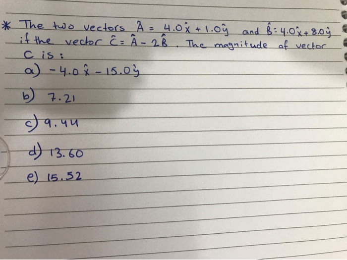 Solved The Two Vectors A 4 0 1 0y And Ss 4 0 8 09 Chegg Com