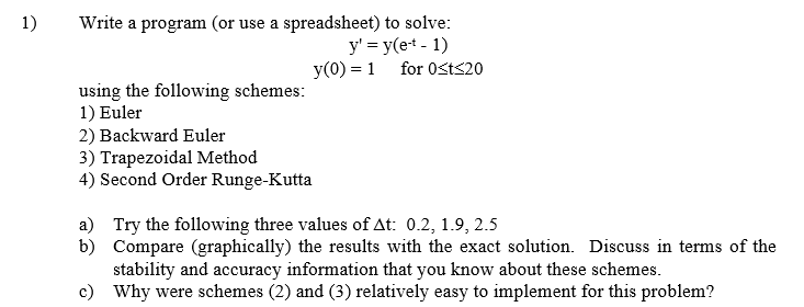 Solved Write a program (or use a spreadsheet) ﻿to | Chegg.com