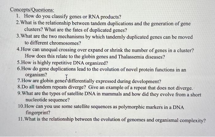 These are concept questions for an upcoming test, and | Chegg.com