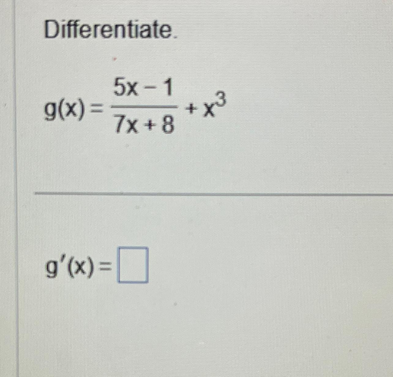 solved-differentiate-g-x-5x-17x-8-x3g-x-chegg