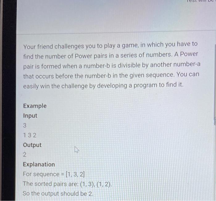 Solved Your friend challenges you to play a game, in which | Chegg.com