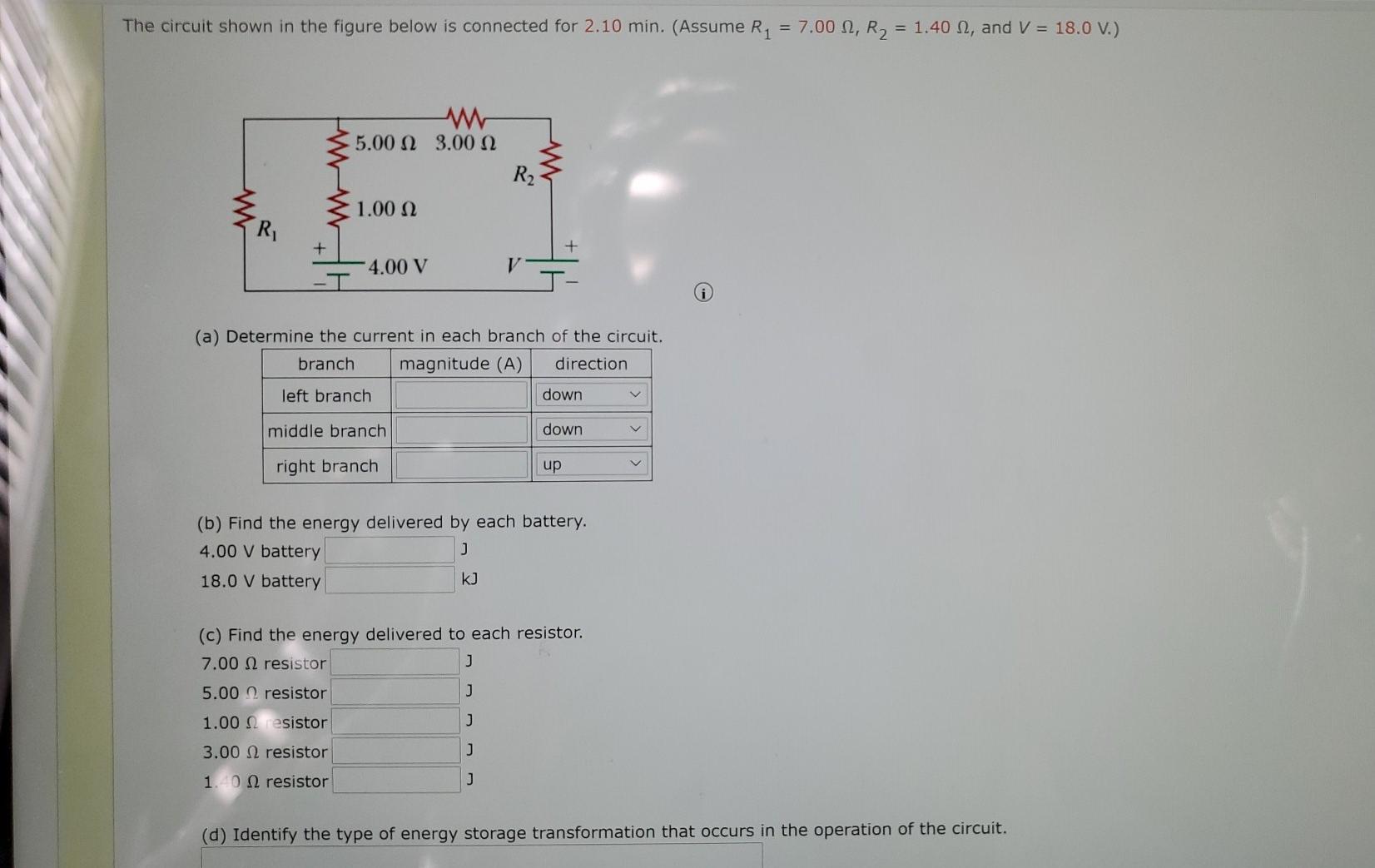 Solved The circuit shown in the figure below is | Chegg.com