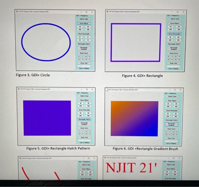 Solved GDI+, Graphics Primitives, Rectangles, Curves, | Chegg.com