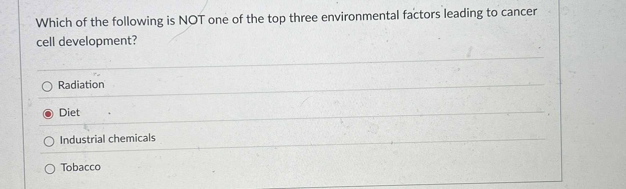 Solved Which of the following is NOT one of the top three