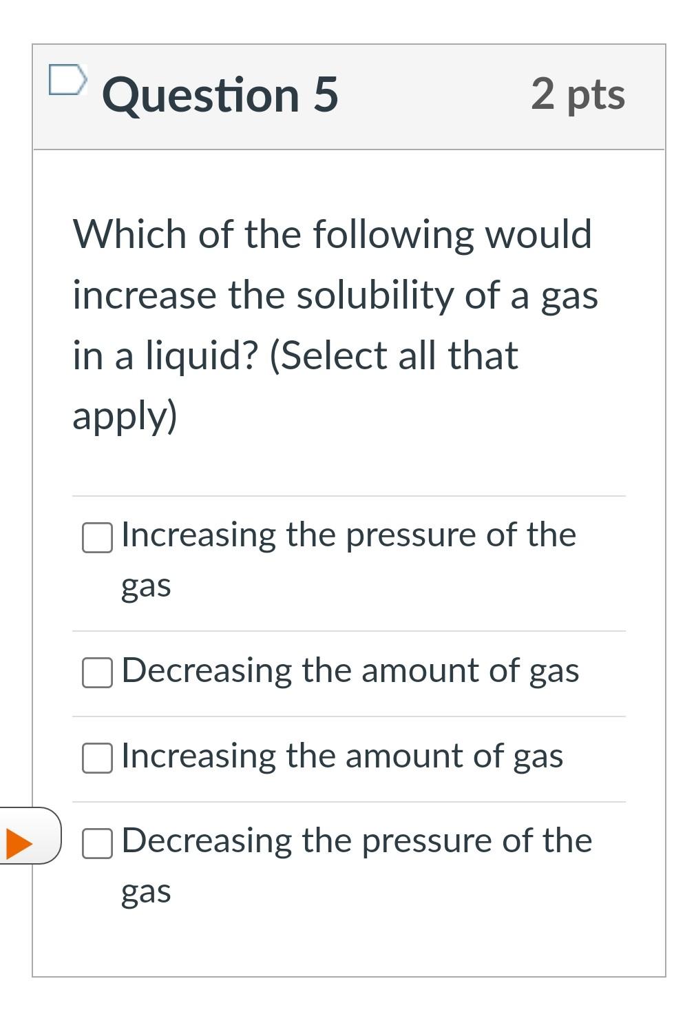 Solved Question 1 2 pts Which of the following is not a | Chegg.com