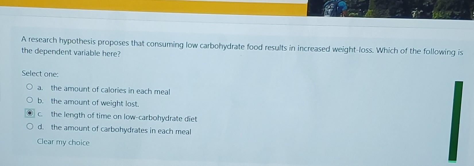 a research hypothesis proposes that consuming