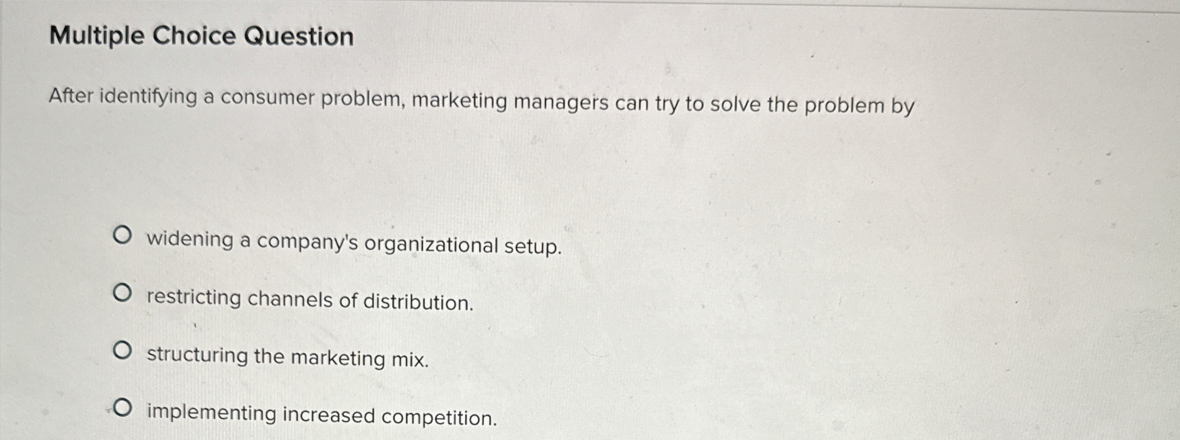 Solved Multiple Choice QuestionAfter identifying a consumer | Chegg.com