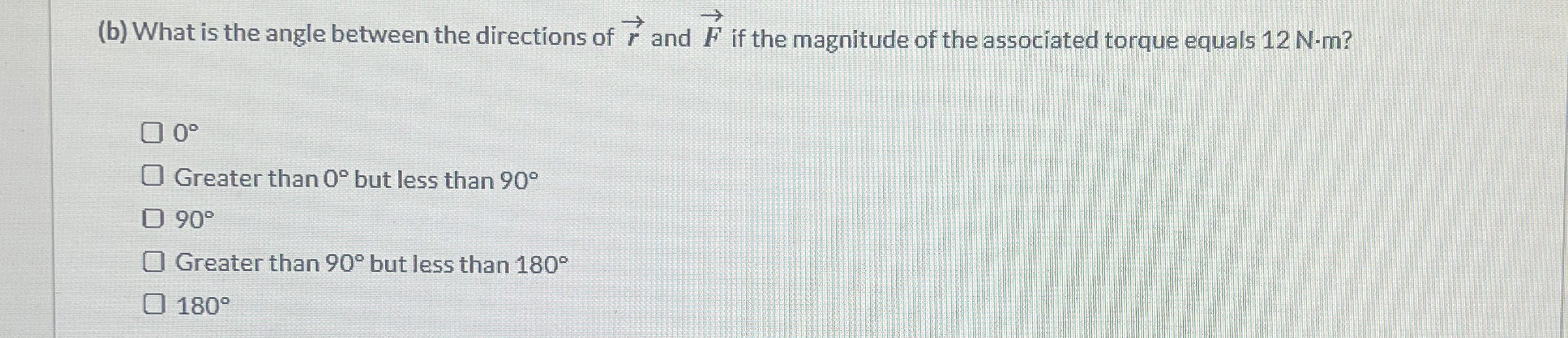 Solved (b) ﻿What is the angle between the directions of | Chegg.com