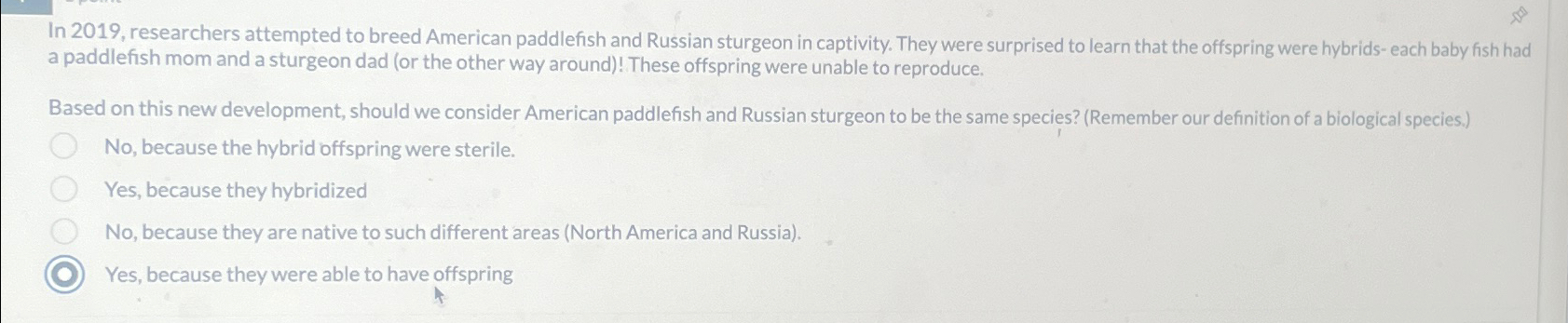 Solved In 2019 , ﻿researchers attempted to breed American | Chegg.com