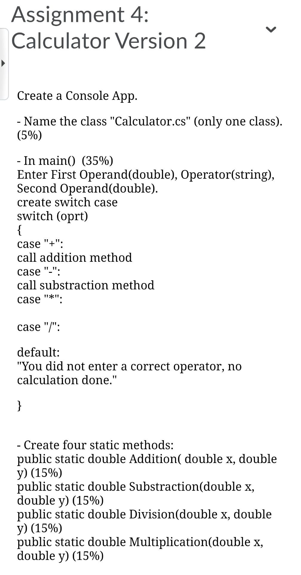 assignment method calculator