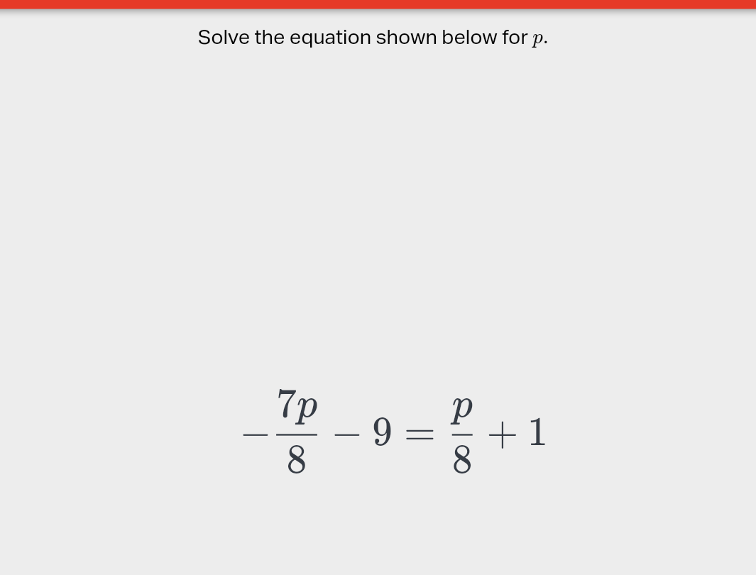 7 p 9 )=- 34.3 solve for p