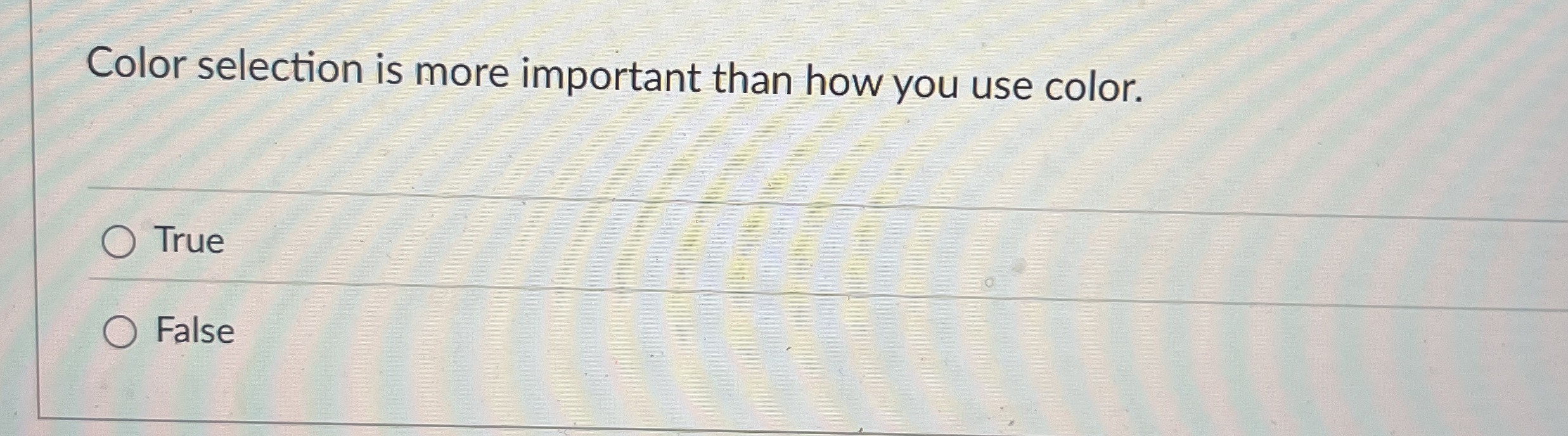 Solved Color selection is more important than how you use | Chegg.com