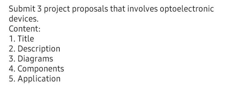 Solved Submit 3 project proposals that involves | Chegg.com