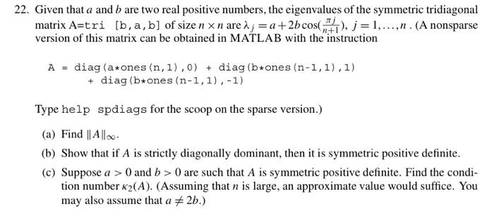 Solved 2. Given That A And B Are Two Real Positive Numbers, | Chegg.com