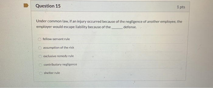 Solved Question 3 1 pts The 1991 revision of the Civil | Chegg.com