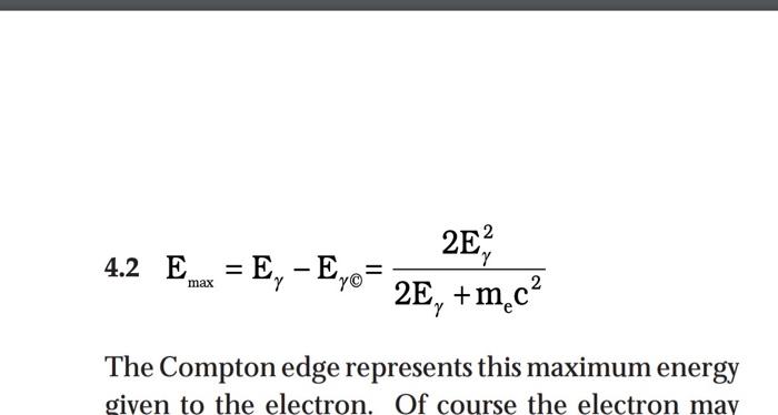 Solved hi, this is a problem of Compton Scattering and i | Chegg.com