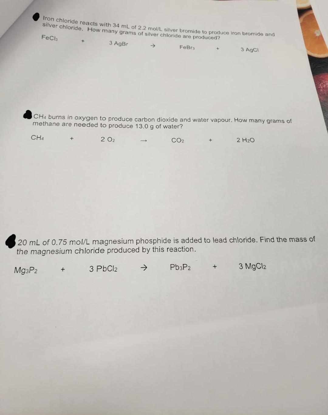 Solved Stoichiometry Sulphur and oxygen combine to form