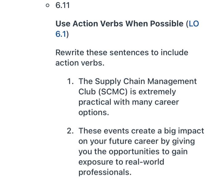 Solved o 6.9 Avoid Empty Phrases (LO 6.1) Remove empty | Chegg.com