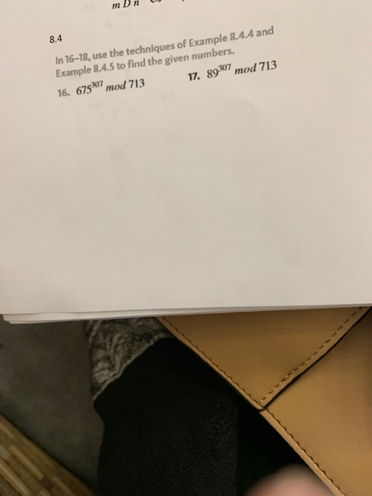 Solved Mdn 8 4 In 16 18 Use The Techniques Of Example 8 Chegg Com