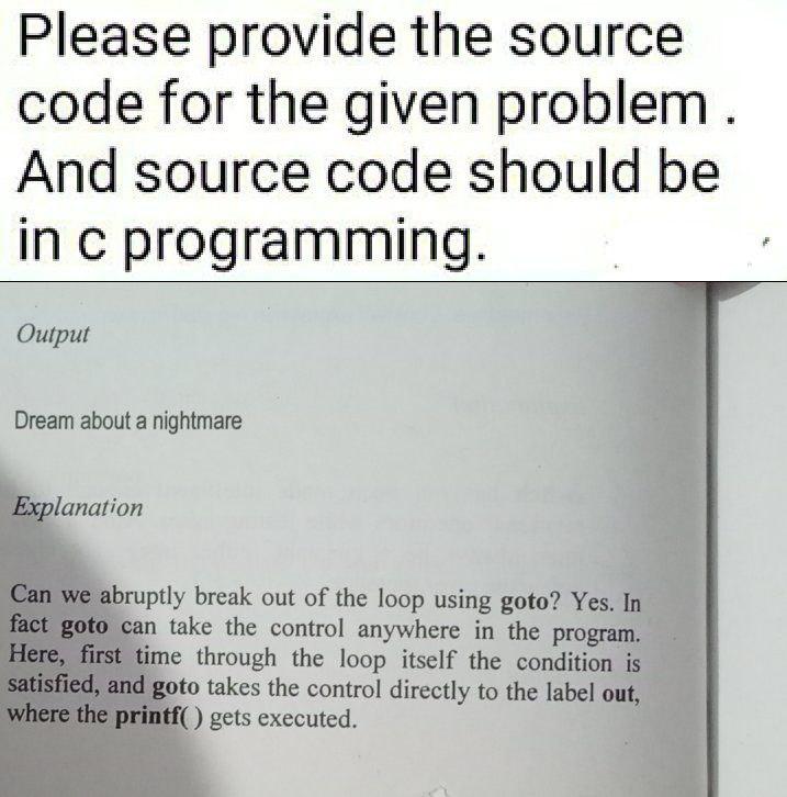 problem generating source code - control form -... Solved Please provide the source code for the given problem. | Chegg.com