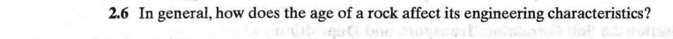 Solved 2.6 \ufeffIn general, how does the age of a rock affect | Chegg.com